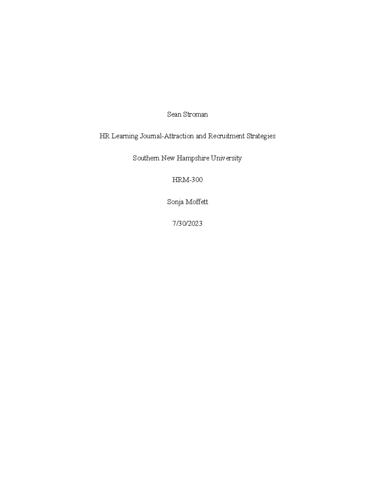 5-1-hr-learning-journal-sean-stroman-hr-learning-journal-attraction