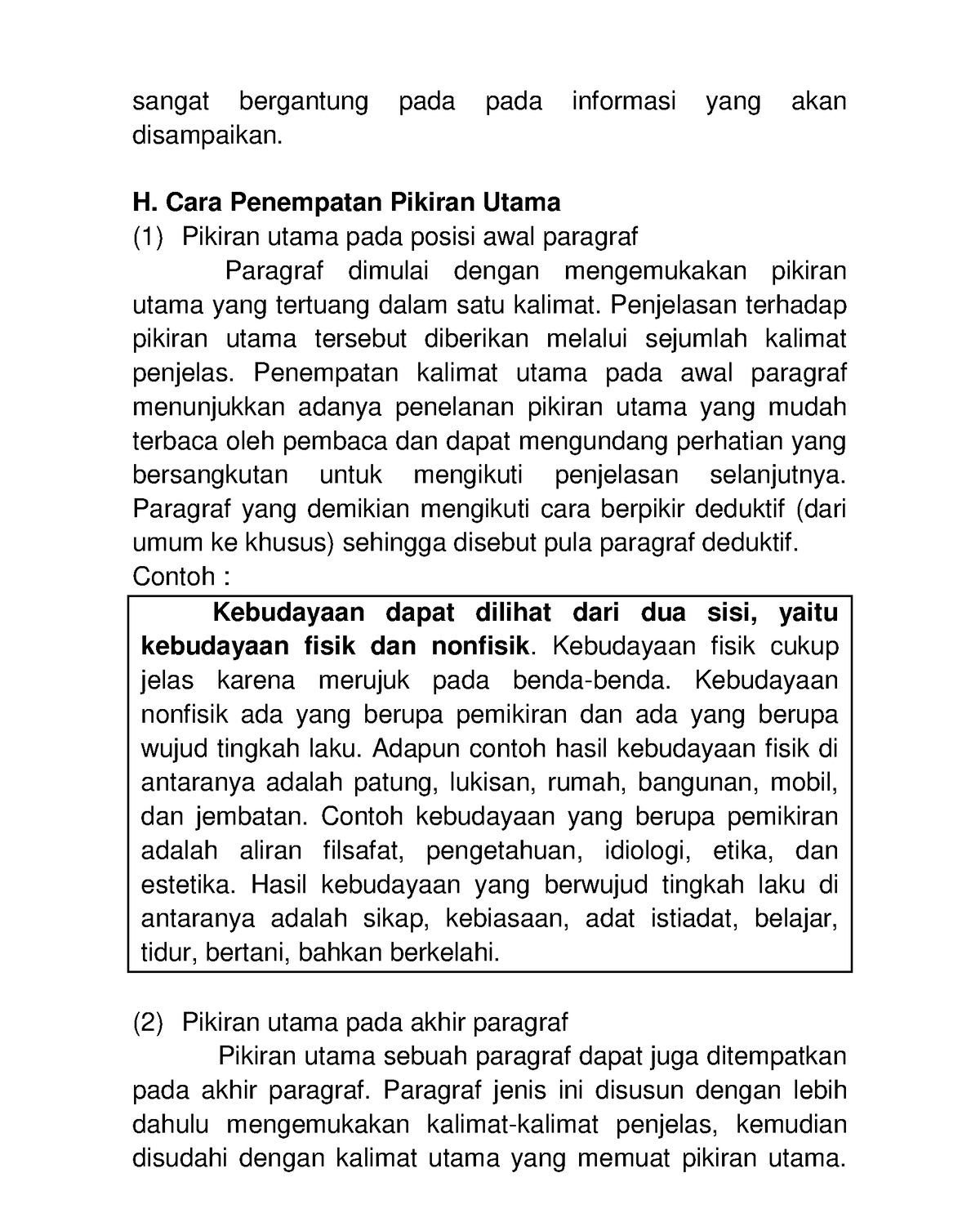 Catatan Bahasa Indonesia 17 - Sangat Bergantung Pada Pada Informasi ...