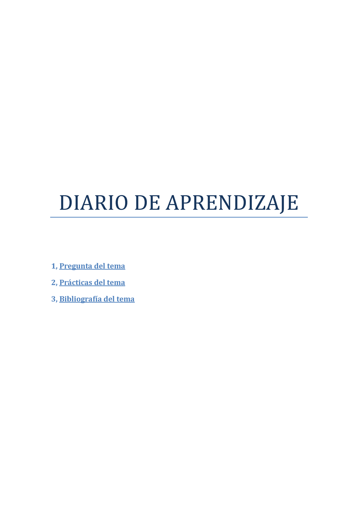 Diario De Aprendizaje - DIARIO DE APRENDIZAJE ALBA RINCÓN GARCÍA, GRUPO ...