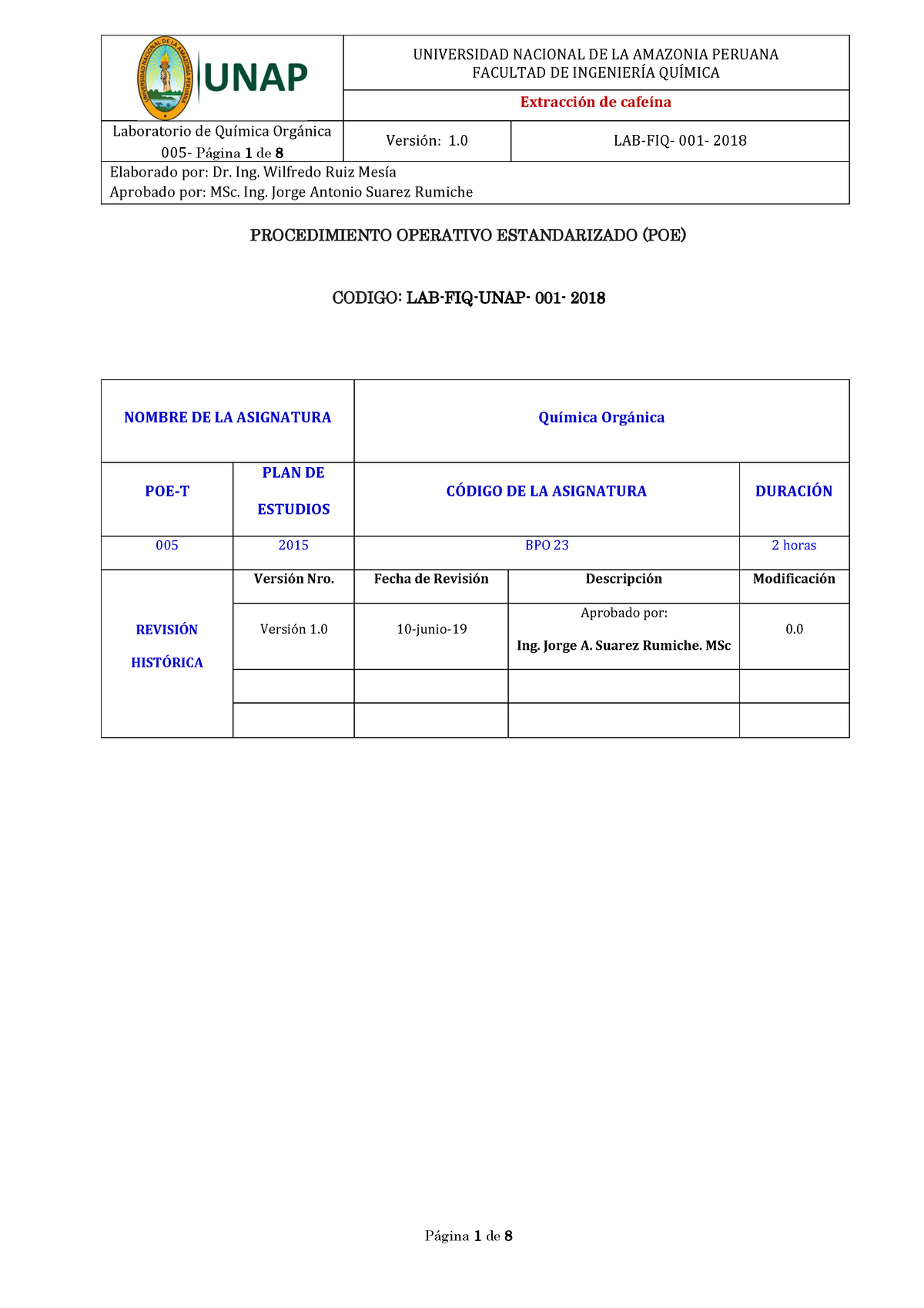 05 Extracción De Cafeína Facultad De IngenierÕa QuÕmica ExtracciÛn De