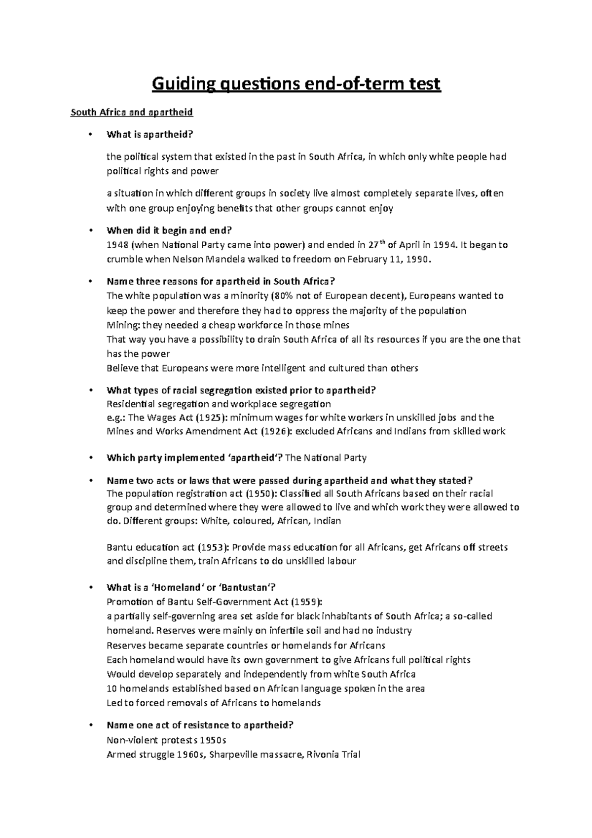 Sprachen Und Kulturen Im Vergleich Englisch Final Guiding Questions 