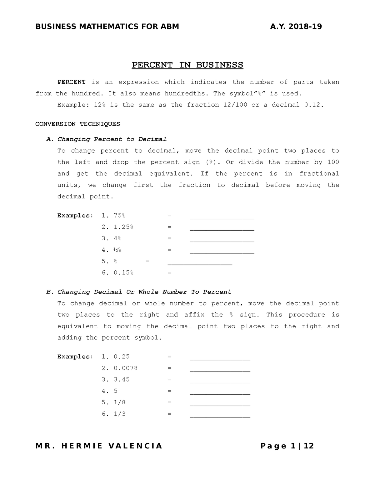 module-2-percent-in-business-percent-in-business-percent-is-an