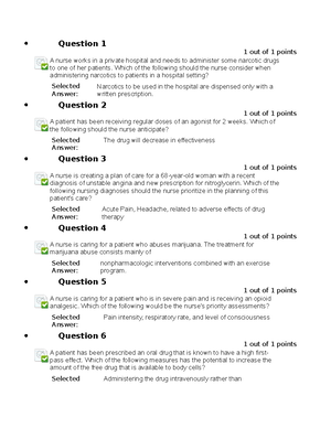 [Solved] What is untrue about opioid withdrawal Group of answer choices ...