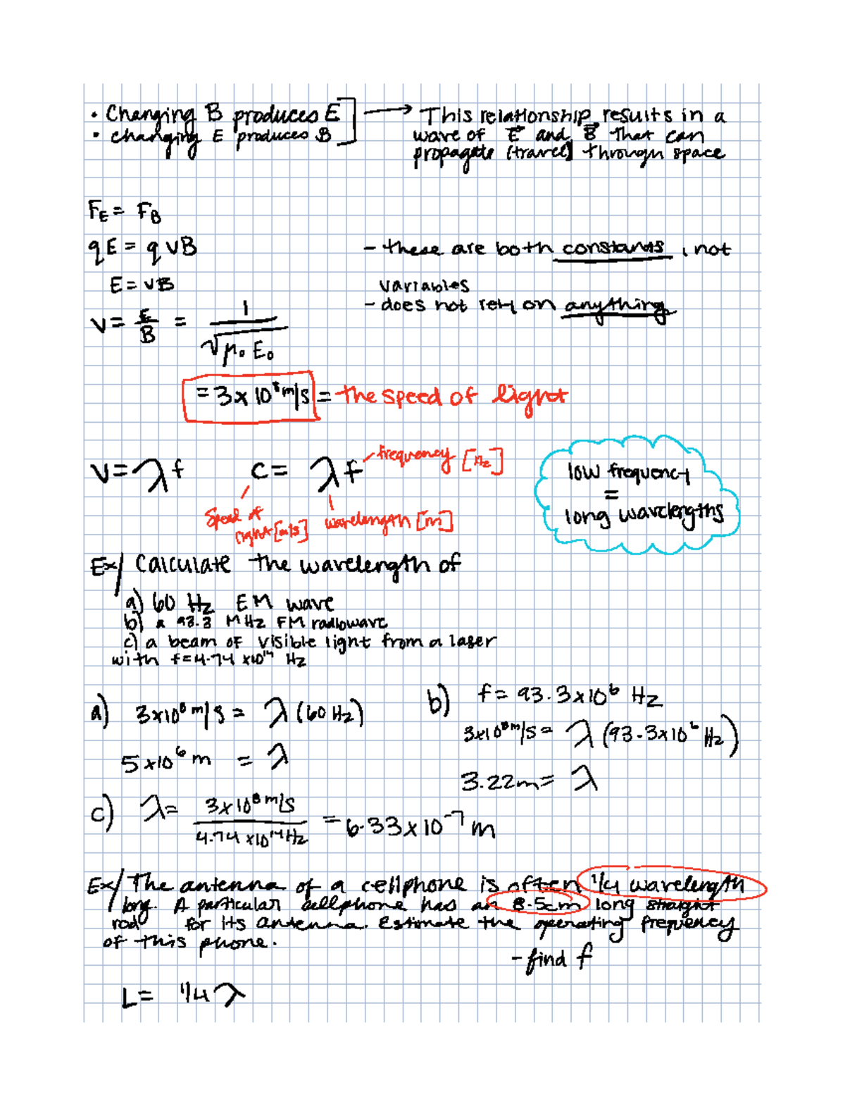 Chapter 22 Lecture Notes - Changing B Produces E This Relationship ...