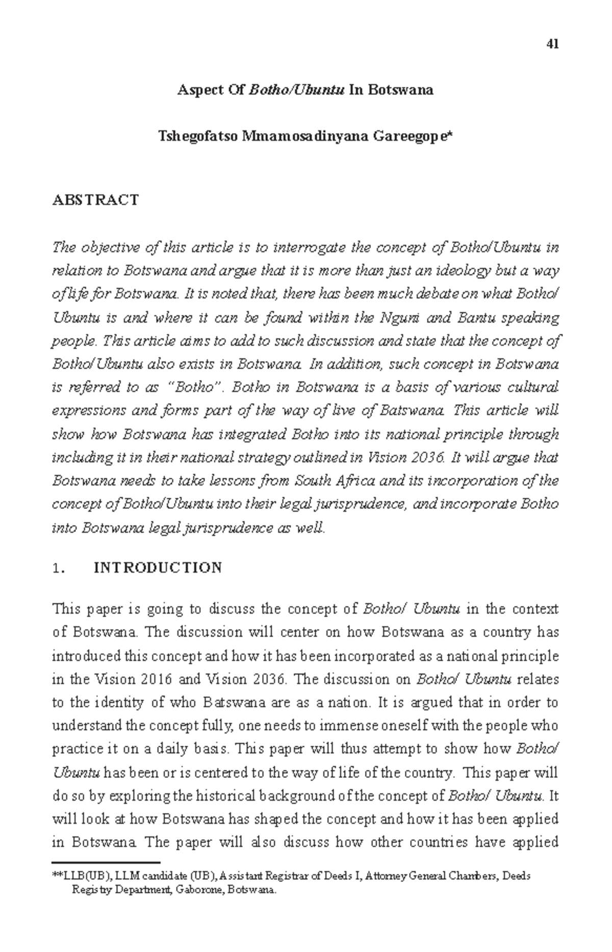 2055-Article Text-5864-1-10-20220330 - 41 Aspect Of Botho/Ubuntu In ...