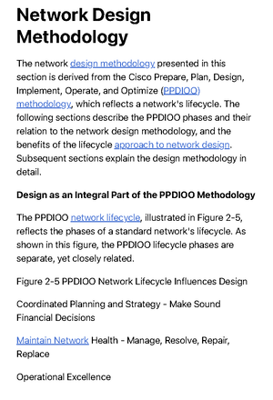 CHPT3 Designing a network topology - Designing a Network Topology In ...