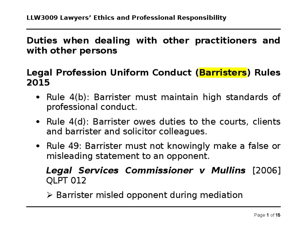 duties-to-fellow-practitioners-and-others-duties-when-dealing-with