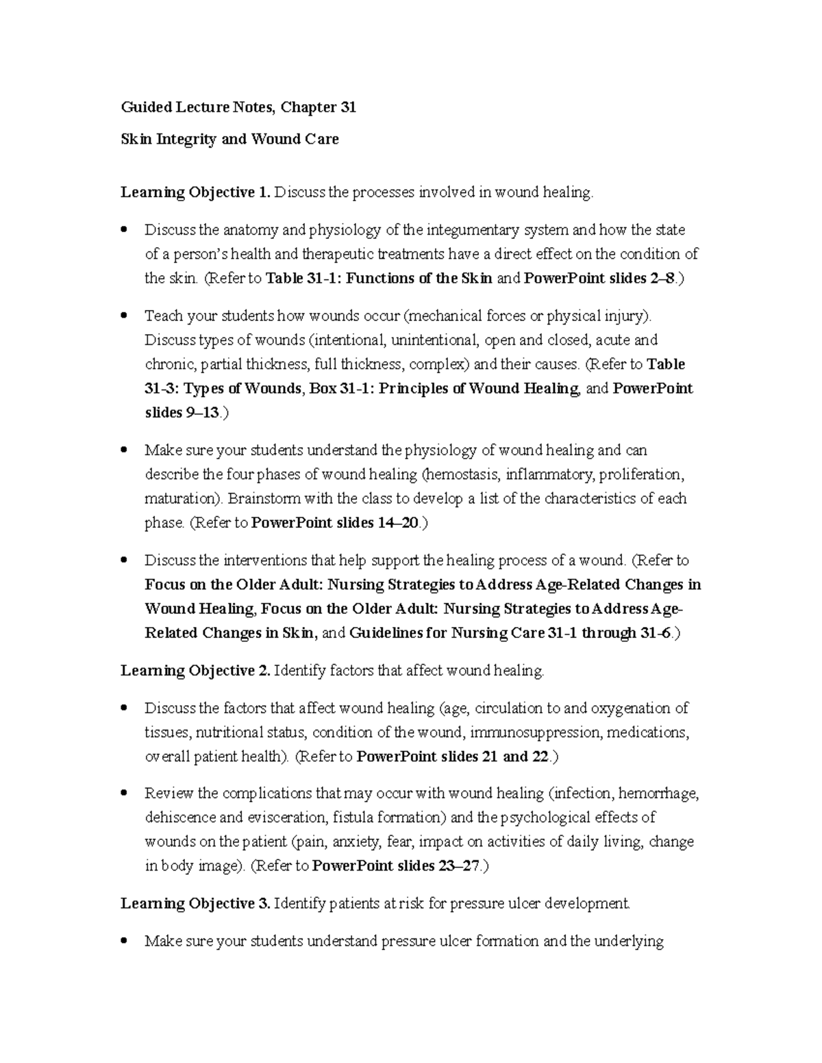 Taylor Guided Lecture Notes Chapter 31 - Guided Lecture Notes, Chapter ...