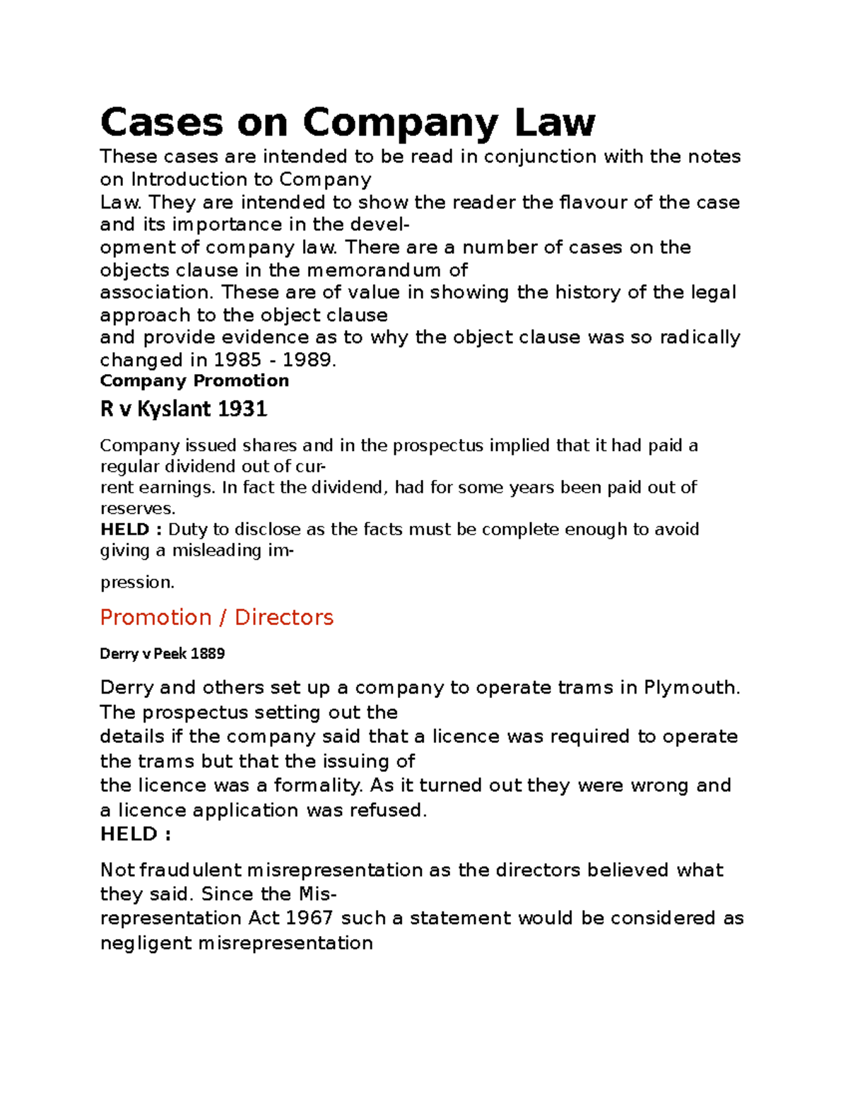 cases-on-company-law-cases-on-company-law-these-cases-are-intended-to