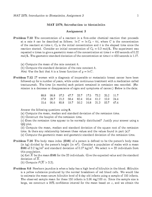 2379-final-sheet - Final equation sheet - MAT 2379, Introduction to ...