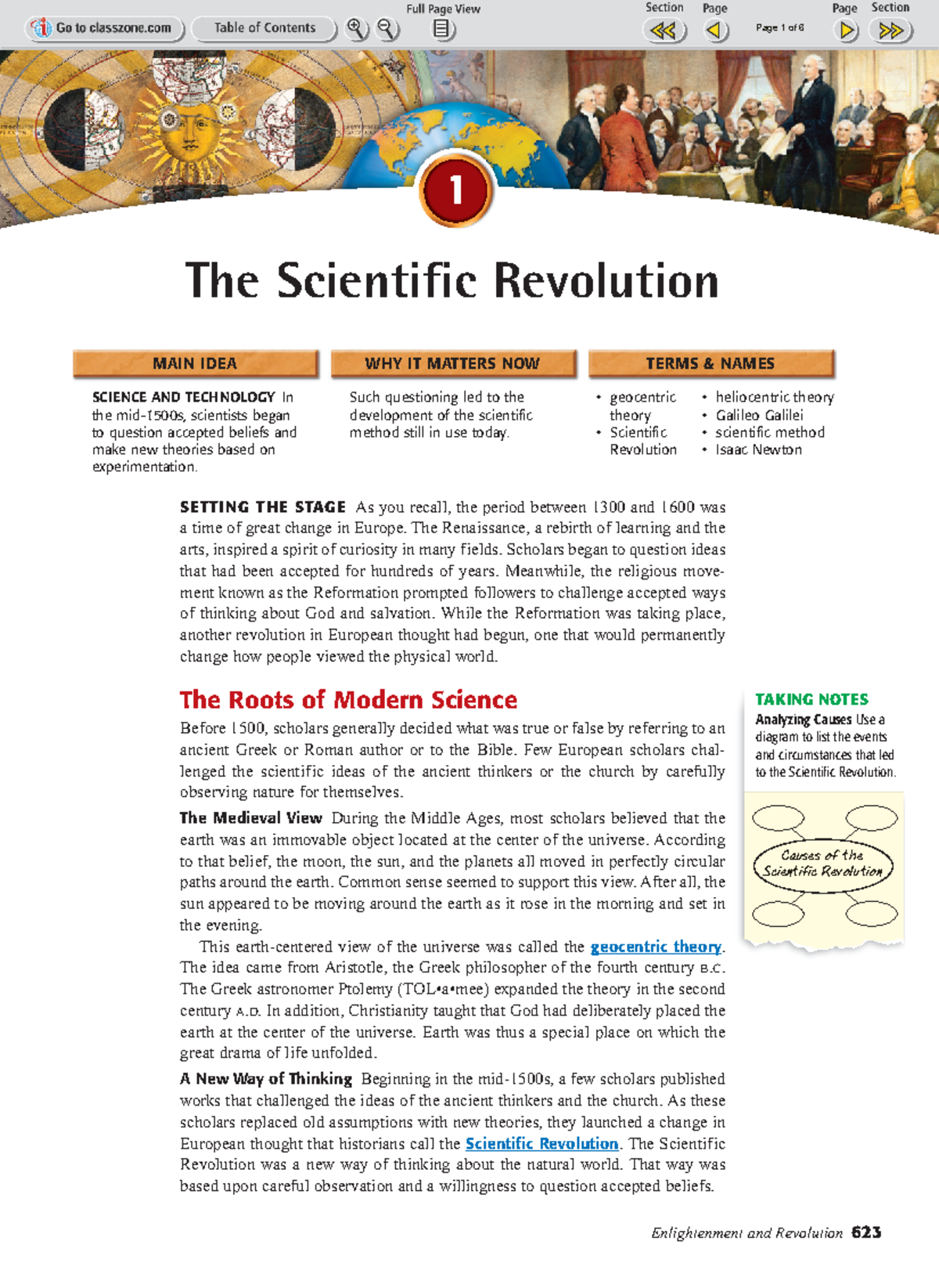 Chapter+6+-+Enlightenment+and+Revolution-1+%281%29 - Analyzing Causes ...