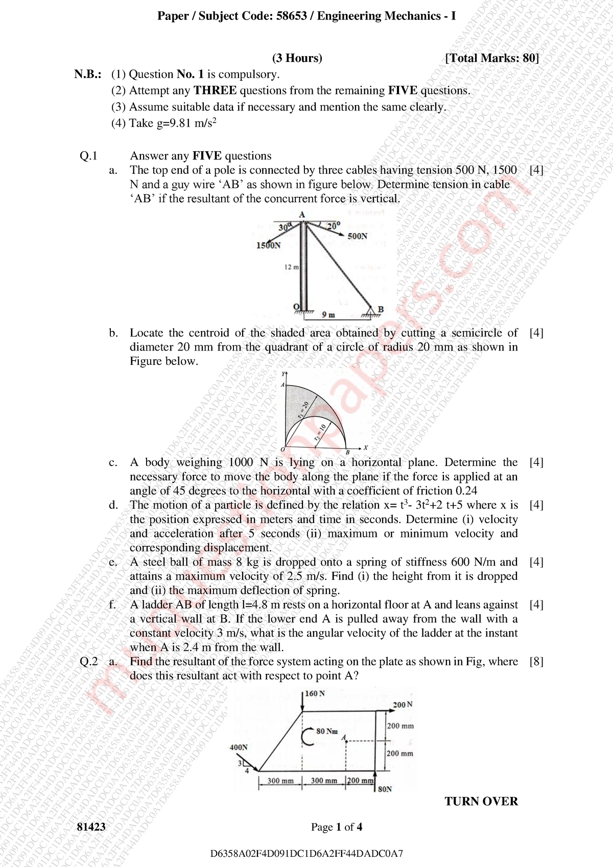 Be First-year-engineering Semester-1 2019 December Engineering ...