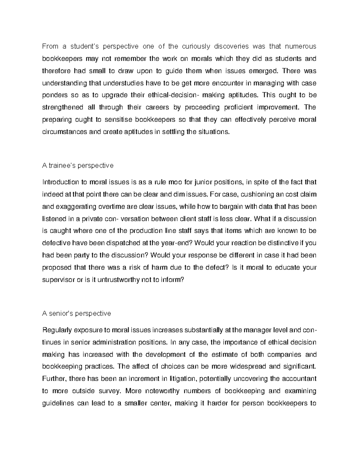 Summary - Preparation of Financial Statements-75 - From a student’s ...