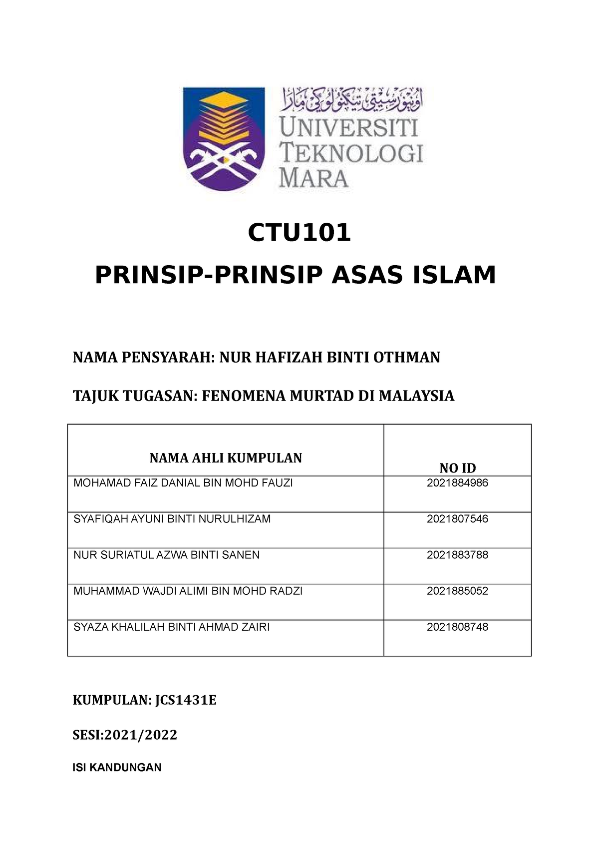 assignment meaning in bahasa malaysia