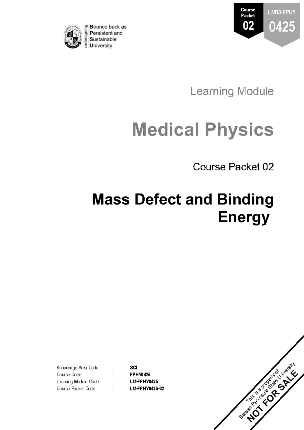 LM03-packet 2 - notes - Learning Module: Purposive Communication 3 LM01 ...