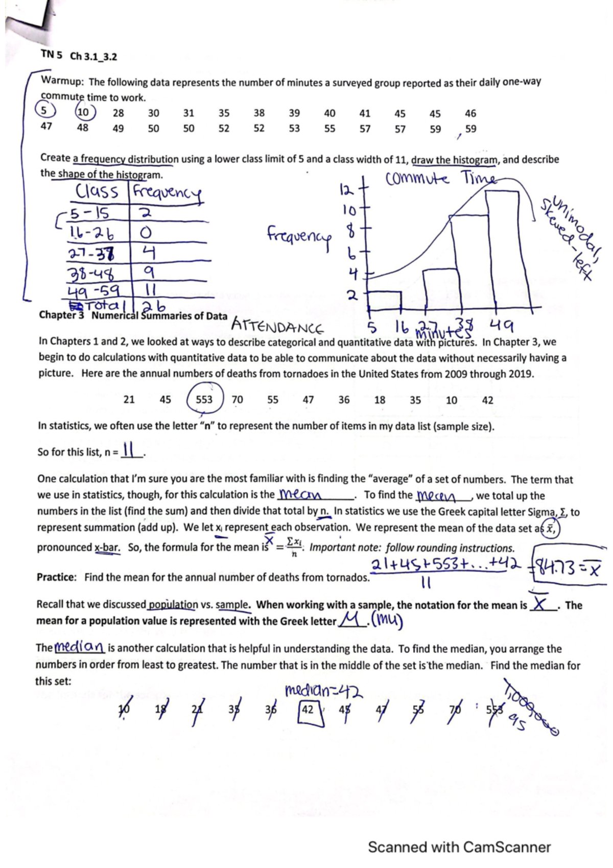 Unit 1 Chapter 3 - STAT 1401 - Studocu