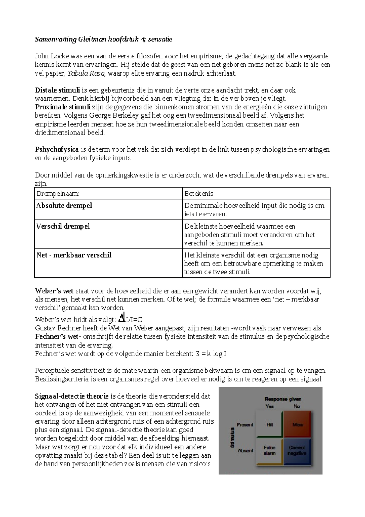 Samenvatting Gleitman H4,5 & 6 - Samenvatting Gleitman Hoofdstuk ...