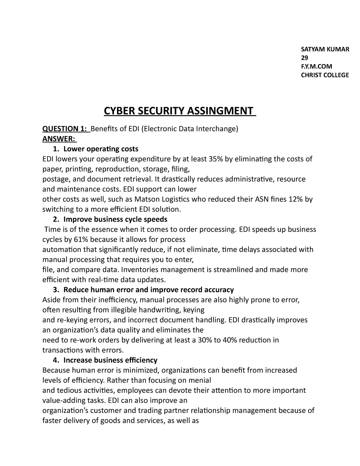 cyber security assignment 1