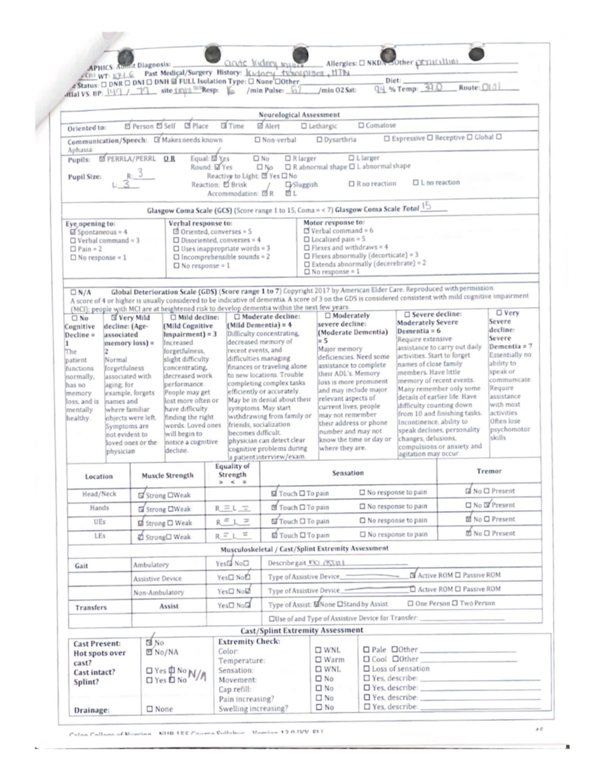 Clinical packet number idk - Nur 265 - Studocu