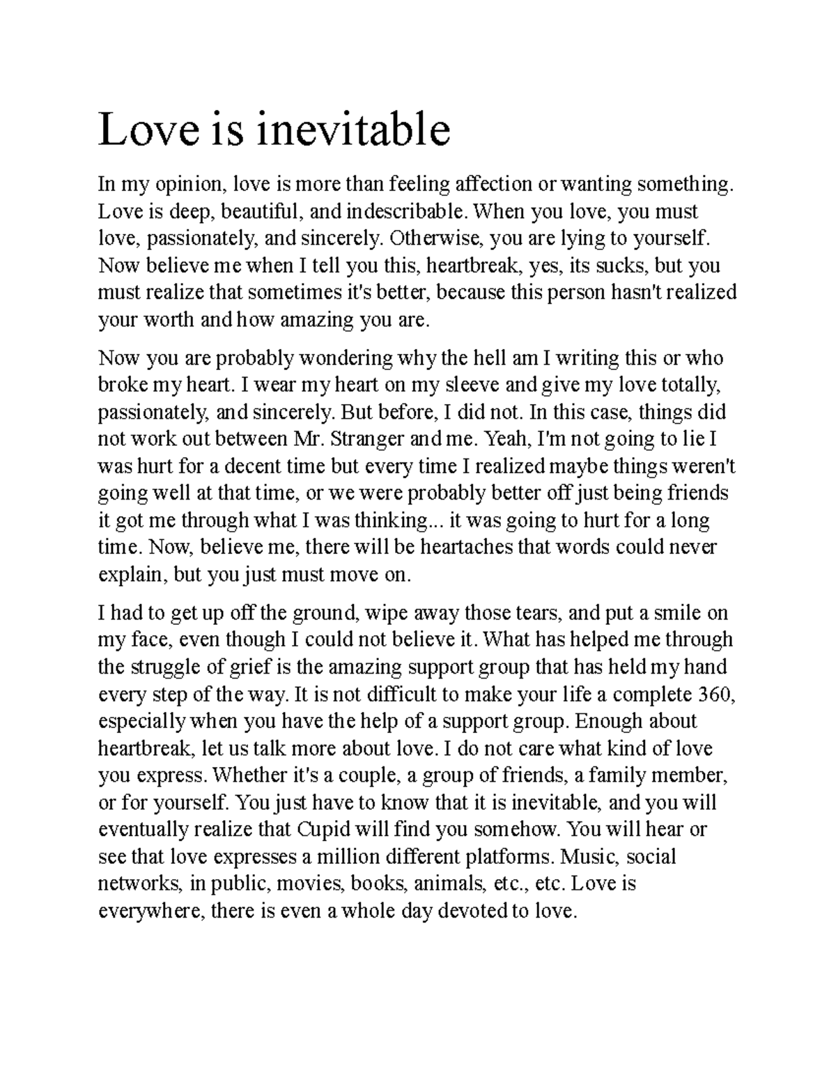 06 S1 - qqdjhjdhgjghj - Love is inevitable In my opinion, love is more ...