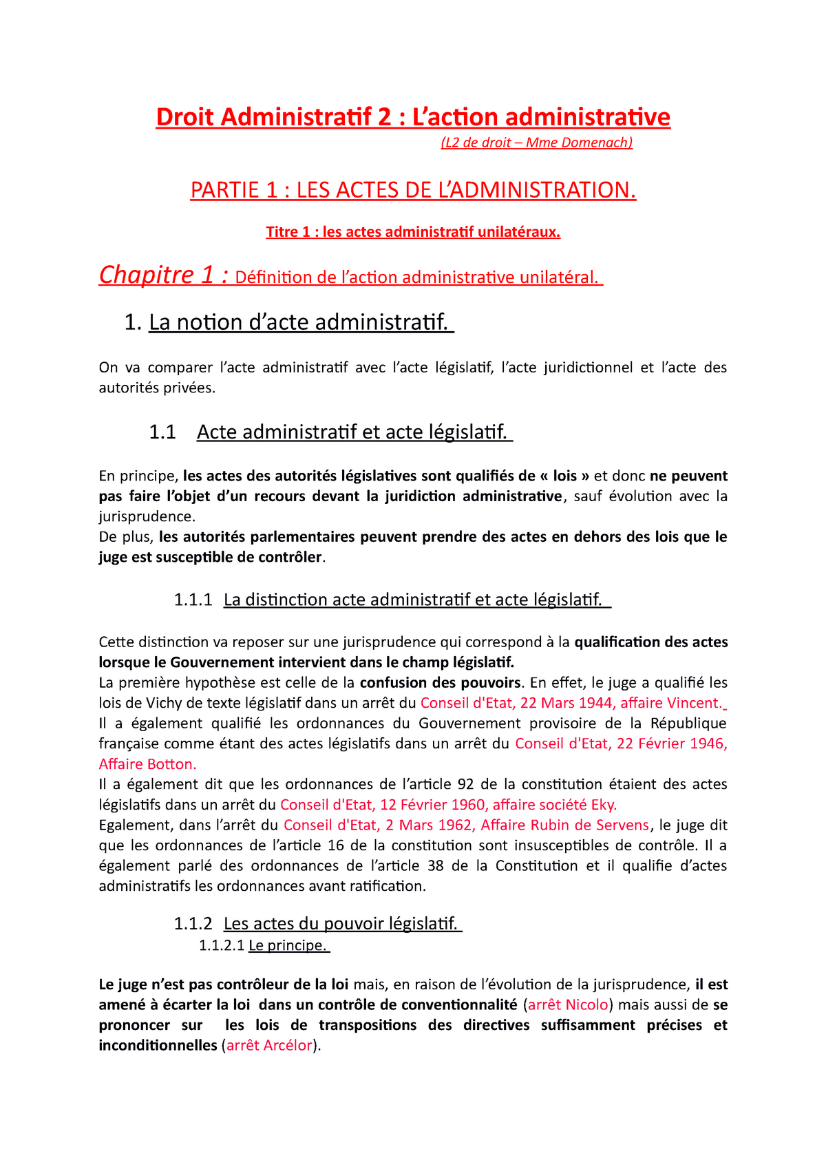 sujet dissertation droit administratif l2