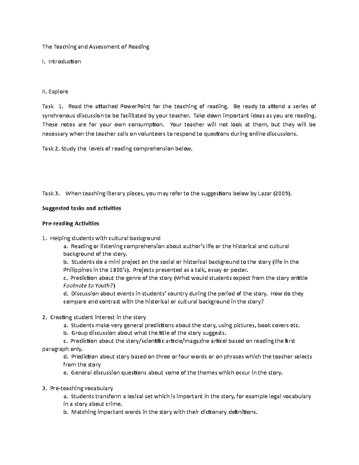 The-Teaching-and-Assessment-of-Reading - The Teaching and Assessment of ...