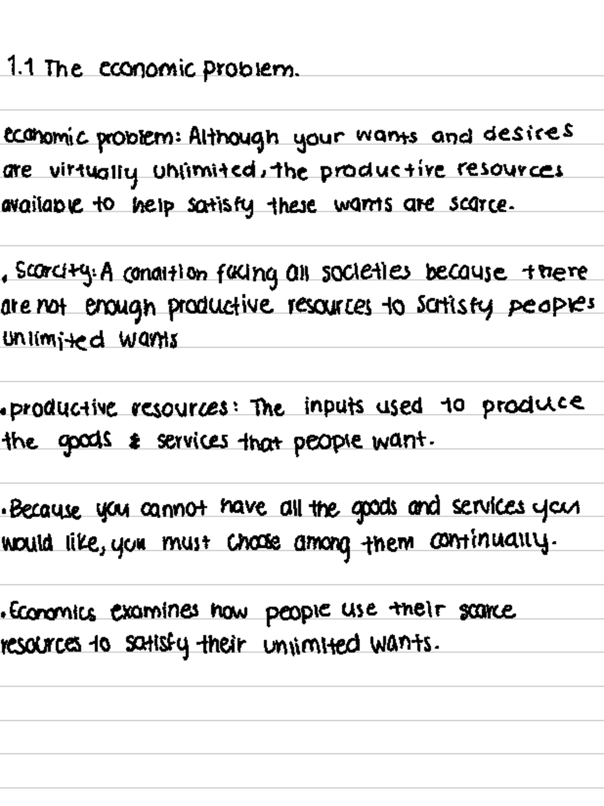 Econ Economics Notes Studocu