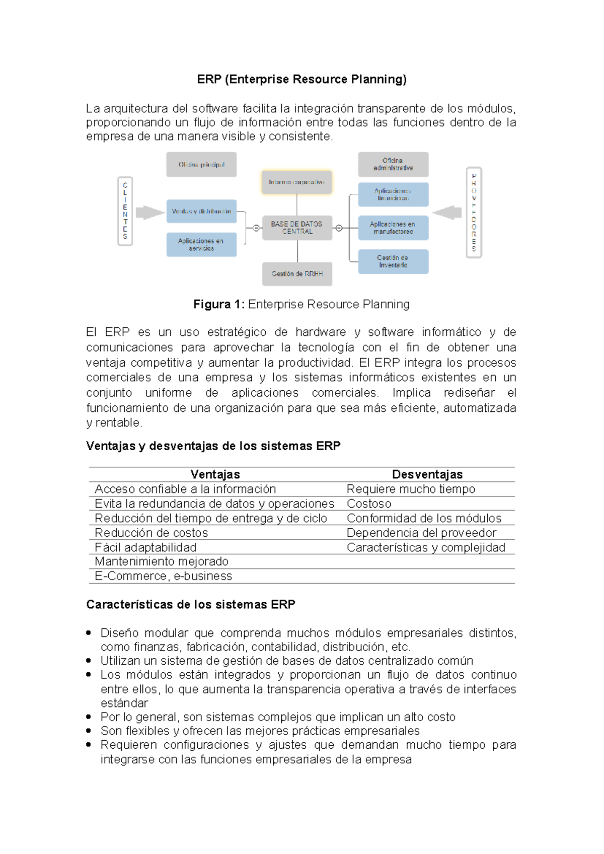 ERP (Enterprise Resource Planning‎) - Figura 1: Enterprise Resource ...