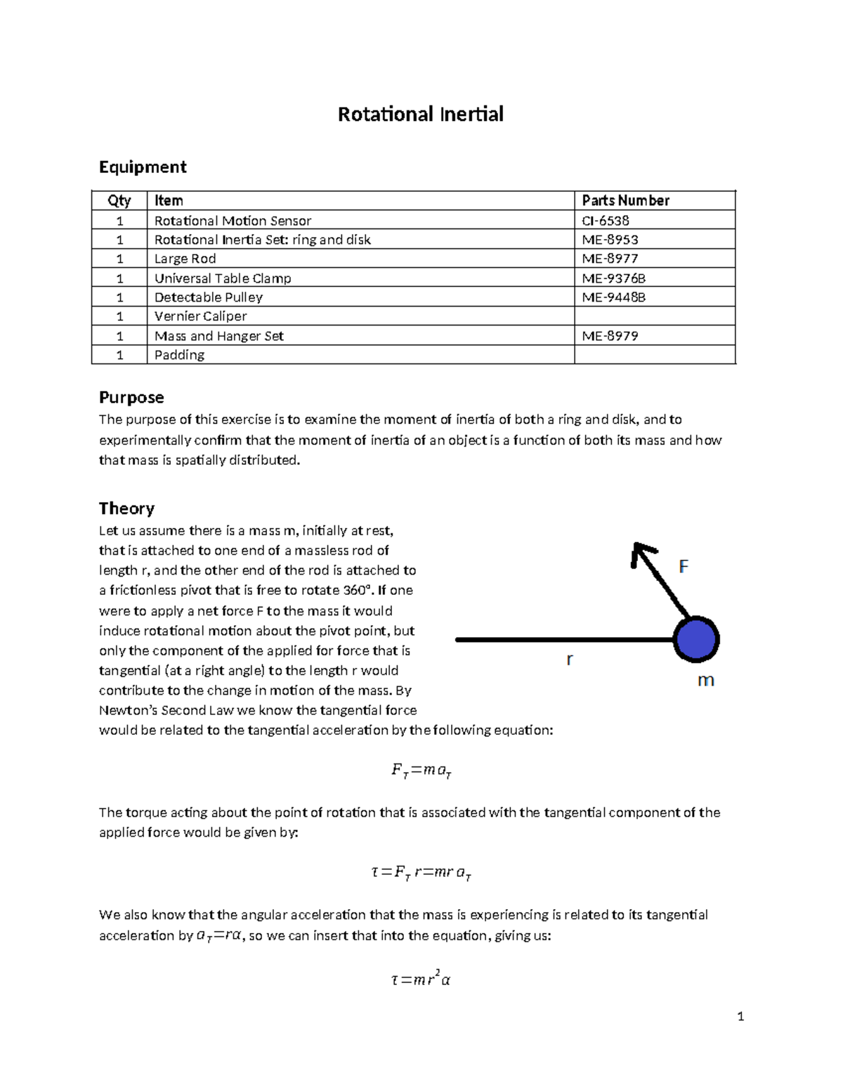 Moment of Inertia 1611 Edited 8 - Rotational Inertial Equipment ...
