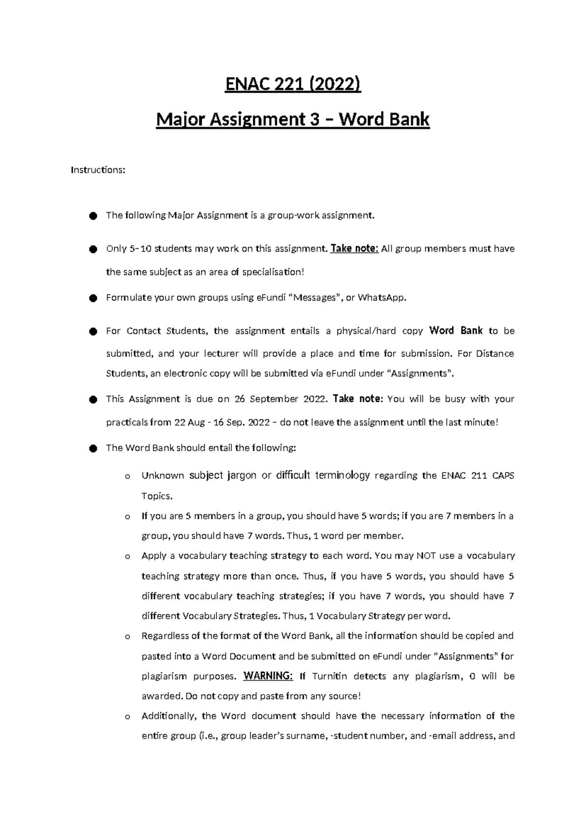 MA3 Instructions Rubric - ENAC 221 (2022) Major Assignment 3 – Word ...