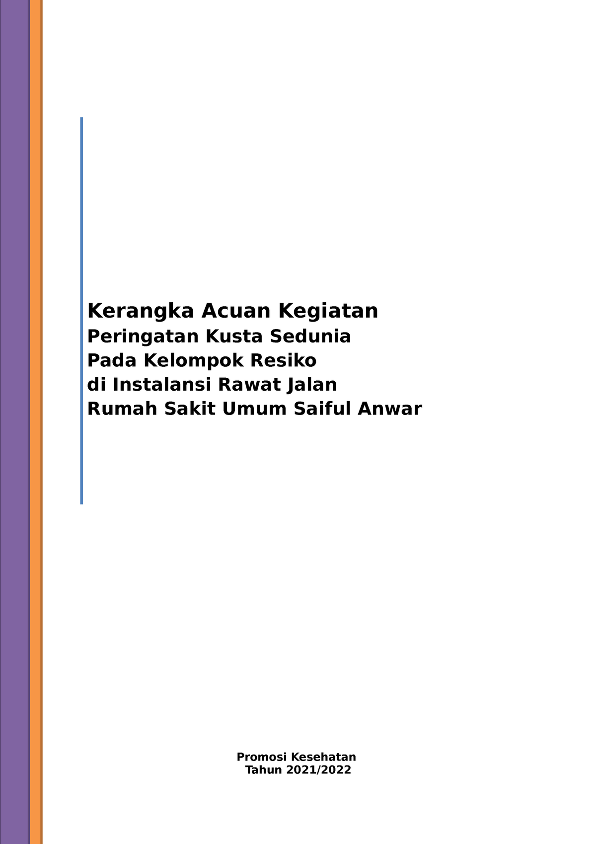 TM 6 - PAK DWI Contoh Kerangka Acuan Kerja - Kerangka Acuan Kegiatan ...