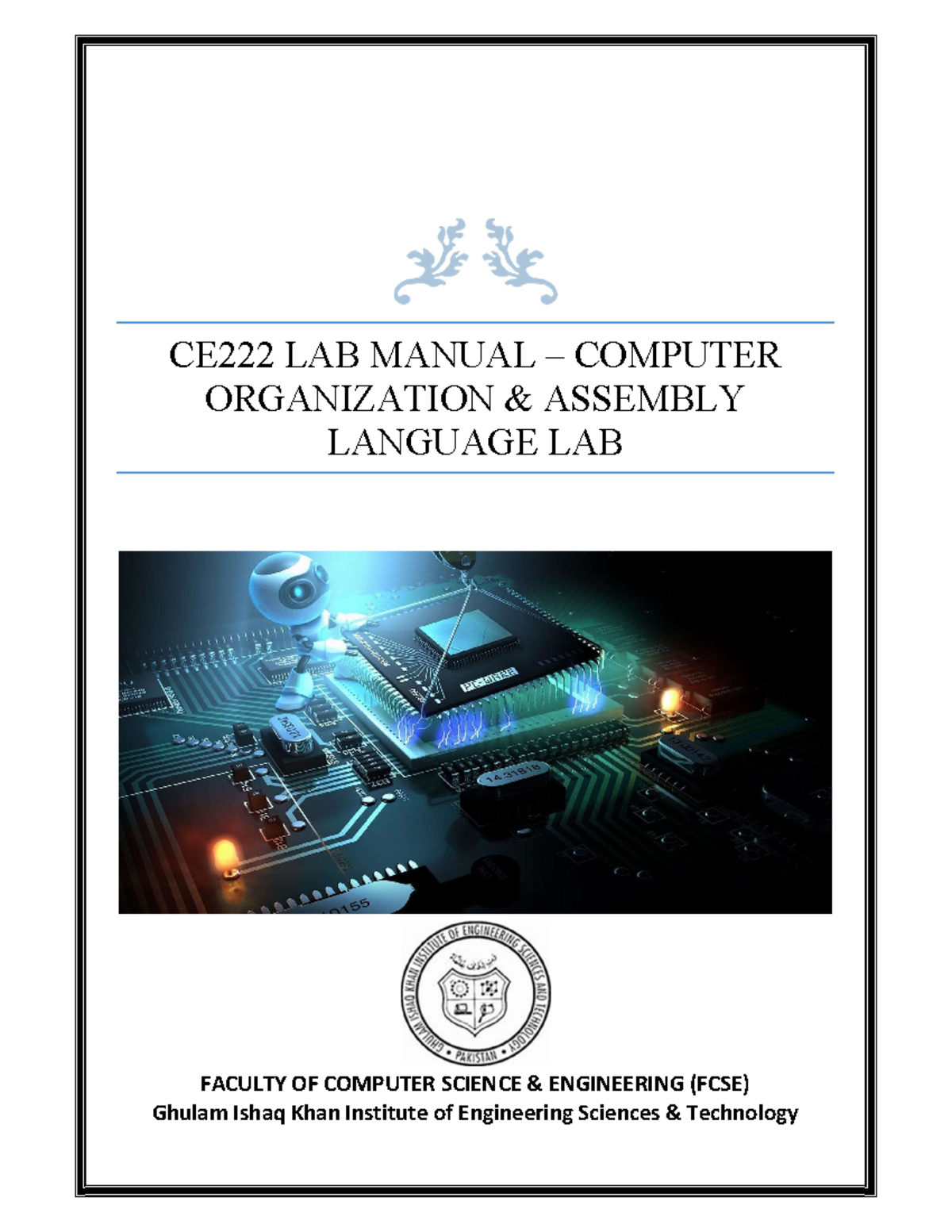 CE222 Lab Manual (Updated Fall 2021) - CE222 LAB MANUAL – COMPUTER ...