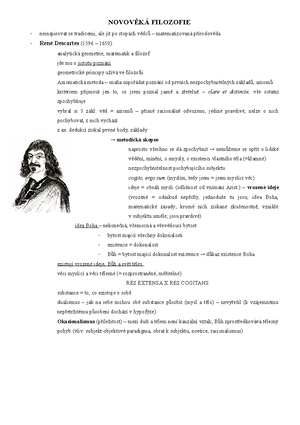 Poznámky FILO - Poznámky z filozofie pre prvý ročník. - 1. Základní ...
