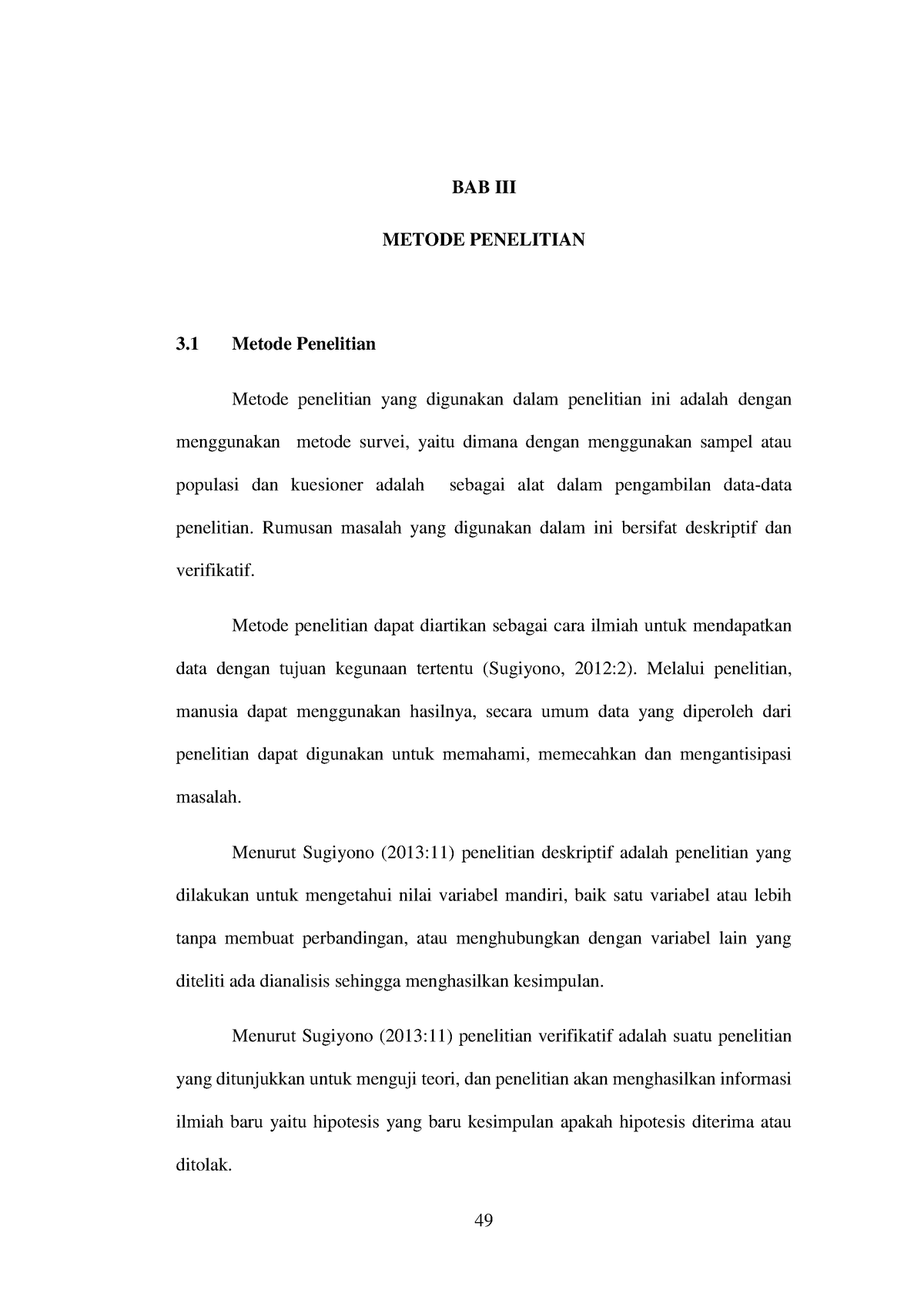 Tugas UMKM Bab 3 Definisi Dan Operasionalisasi Variabel Penelitian - 49 ...