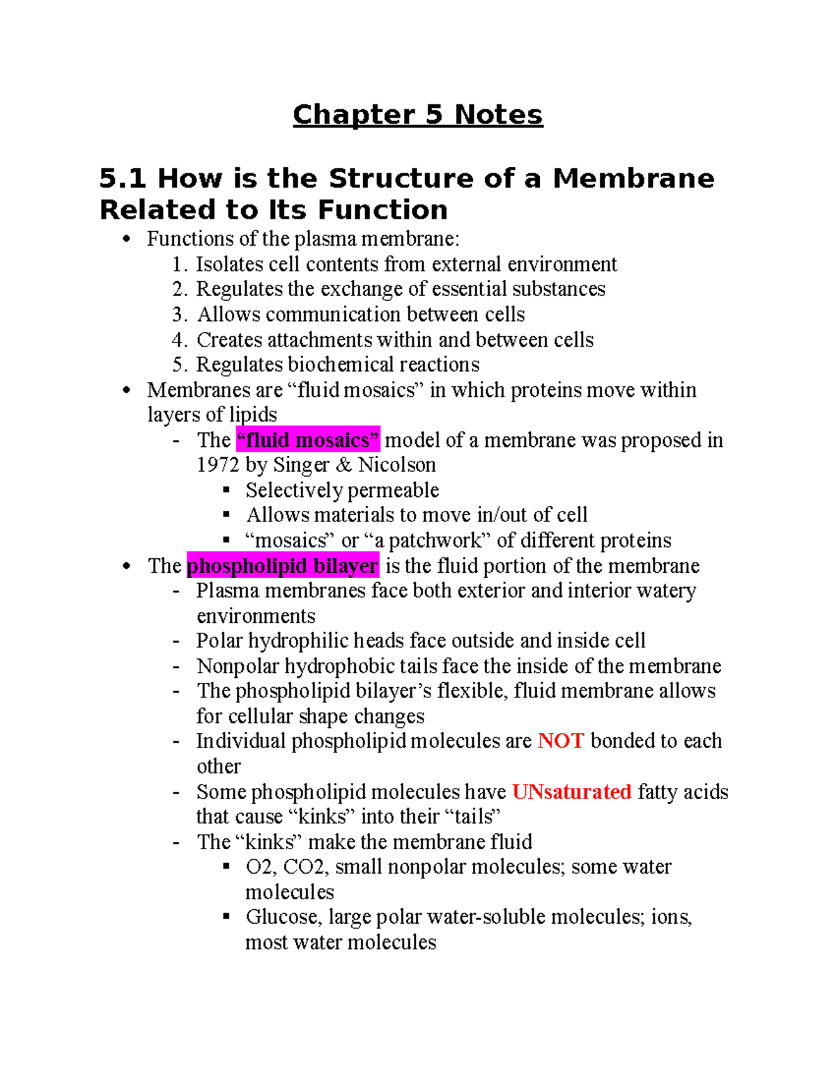 Chapter 5 - Adam Hrincevich ONLINE - Chapter 5 Notes 5 How is the ...
