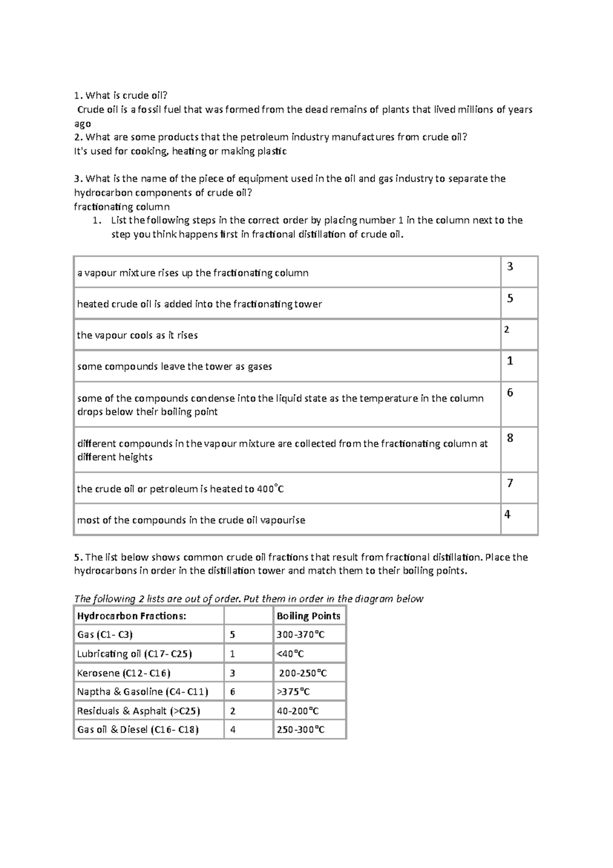 Crude oil Biological Process What is crude oil? Crude oil is a