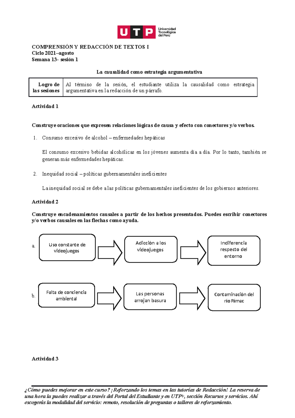 Tarea S13 S1 - Por Tu Culpa Me Volví Un Bandido Un Tipo Malo Que Hace ...