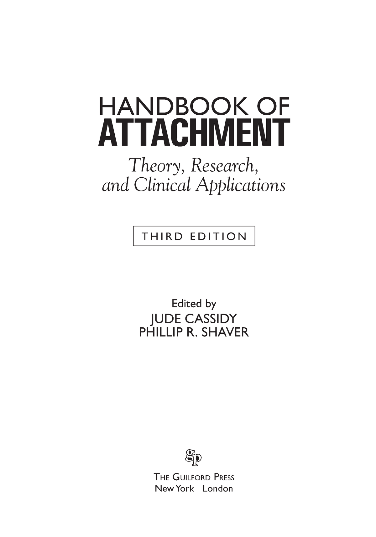 Mesman Et Al 2016 Cross Cultural Patterns Of Attachment Handbook Of Attachment Theory 8021