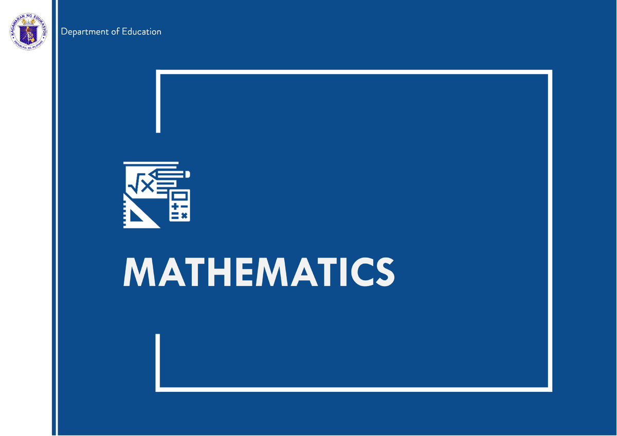 Mathematics-MELCs - Melcs - Grade Level: Grade 1 Subject: Mathematics ...