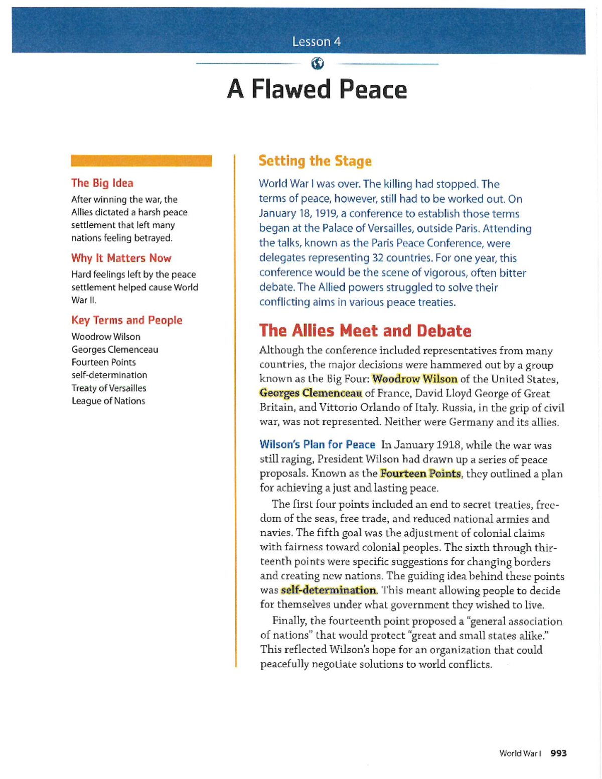 A Flawed Peace Reading History BP 723 Studocu