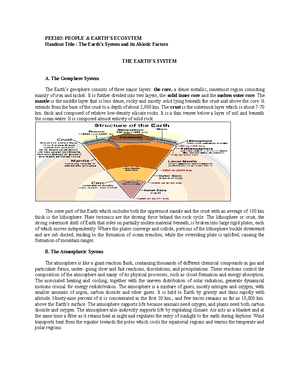 Structure of the Earth - Ocean Structure - PEE103: PEOPLE & EARTH’S ...