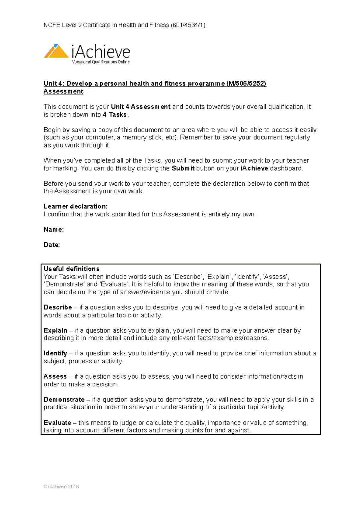 btec level 3 engineering unit 4 assignments