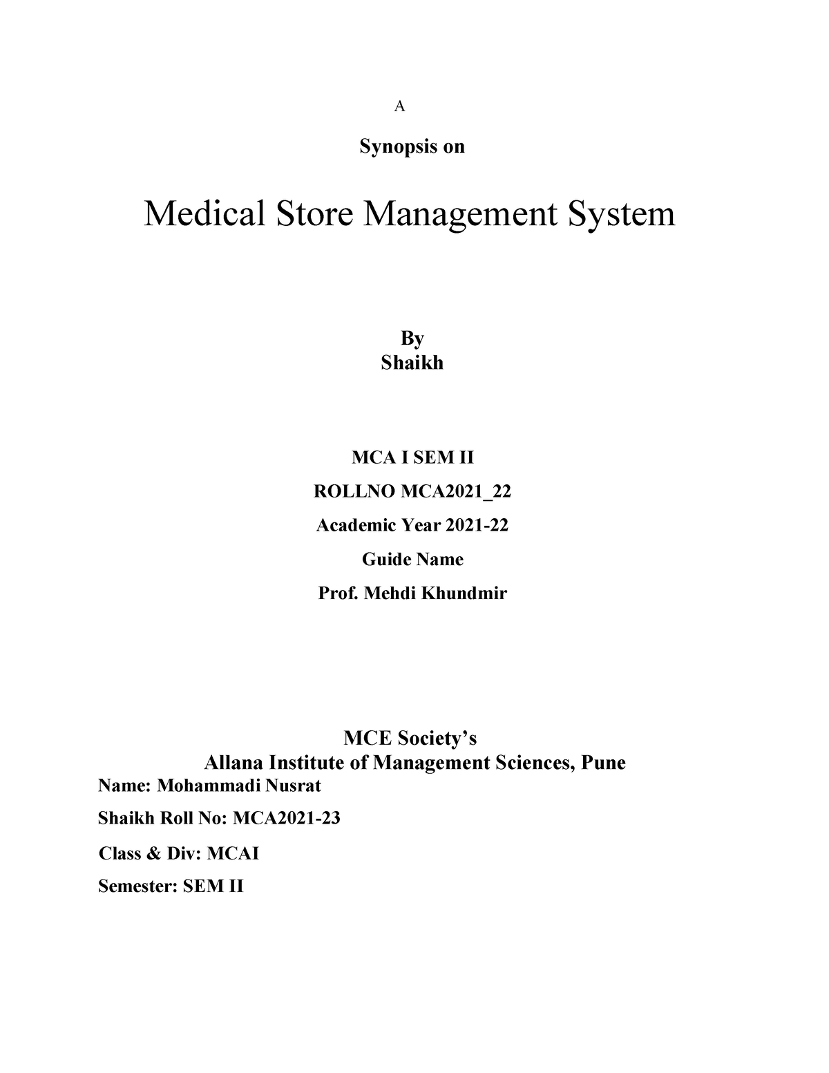 literature review of medical store management system
