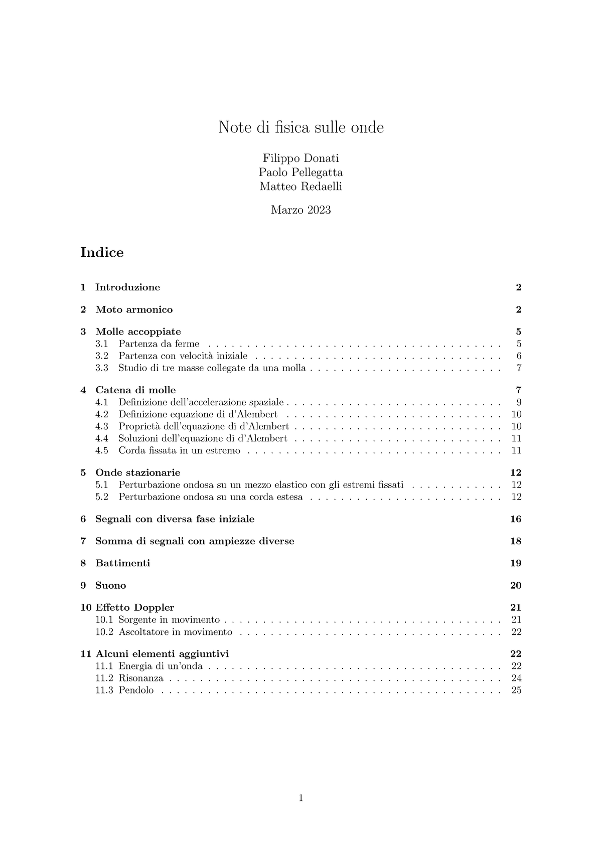 Main - Note di fisica sulle onde meccaniche - Note di fisica sulle onde ...