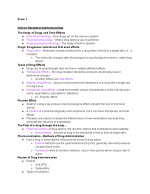 Skeleton Notes on the Catecholamines for Exam 1 - Catecholamine ...