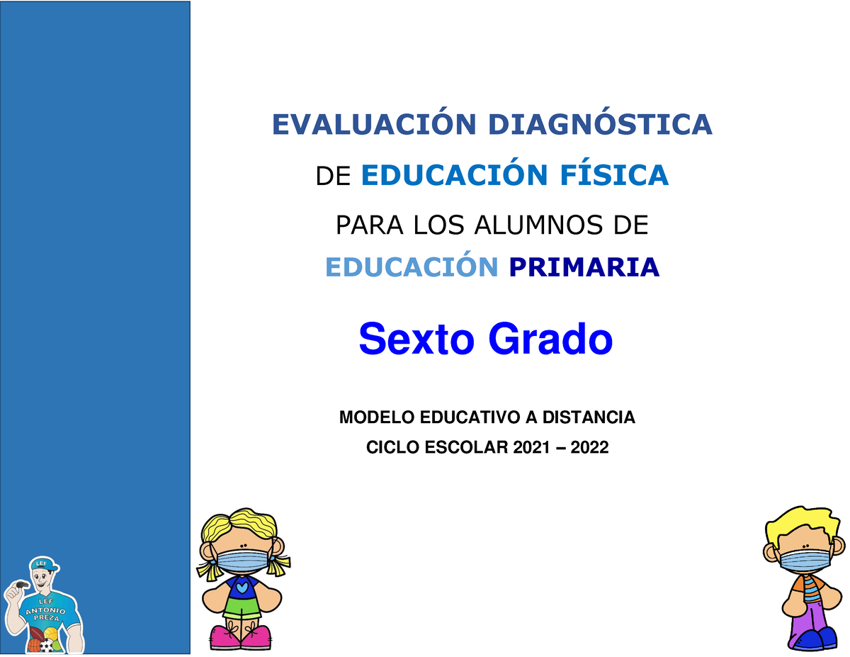 Evaluación Diagnóstica EF A Distancia 6º Primaria 21-22 Pdf - EVALUACI ...