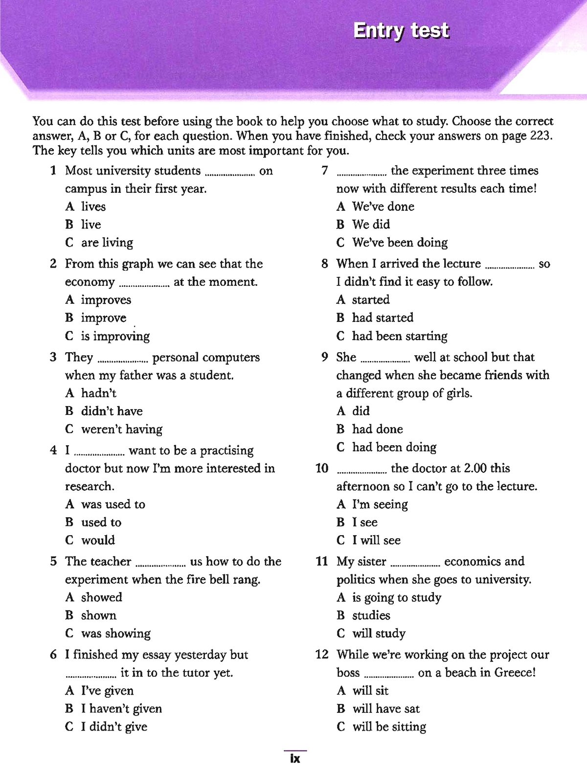 Module 4 choose the correct answer