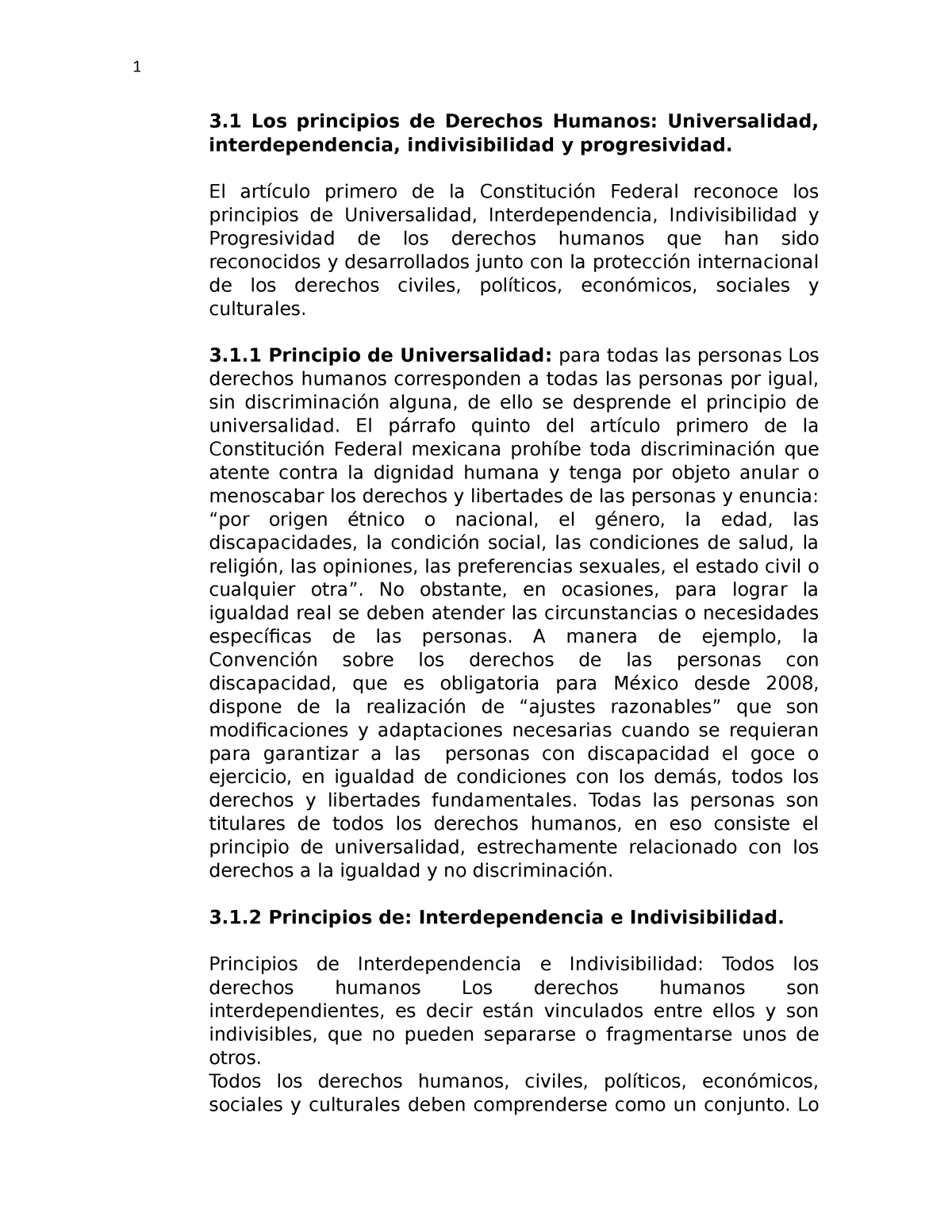 Principios - ASA - 1 3 Los Principios De Derechos Humanos ...