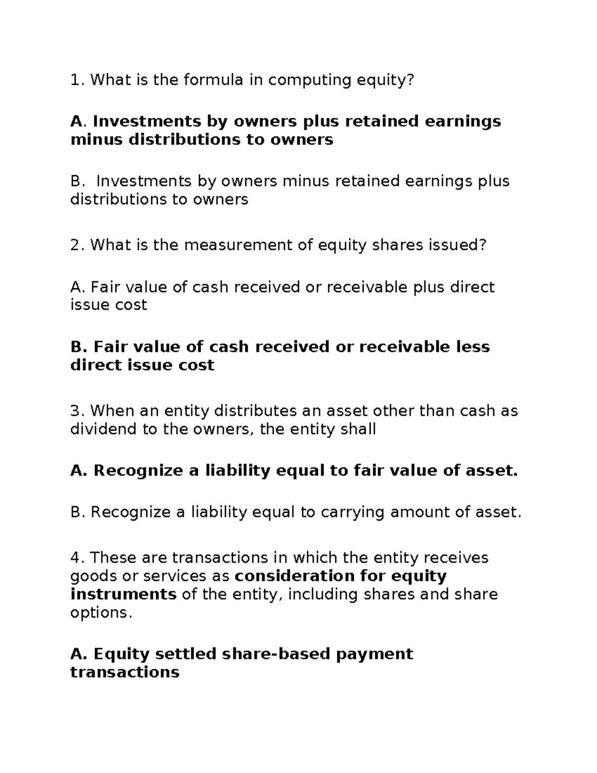 Full PFRS Vs. PFRS For SMEs - What Is The Formula In Computing Equity ...