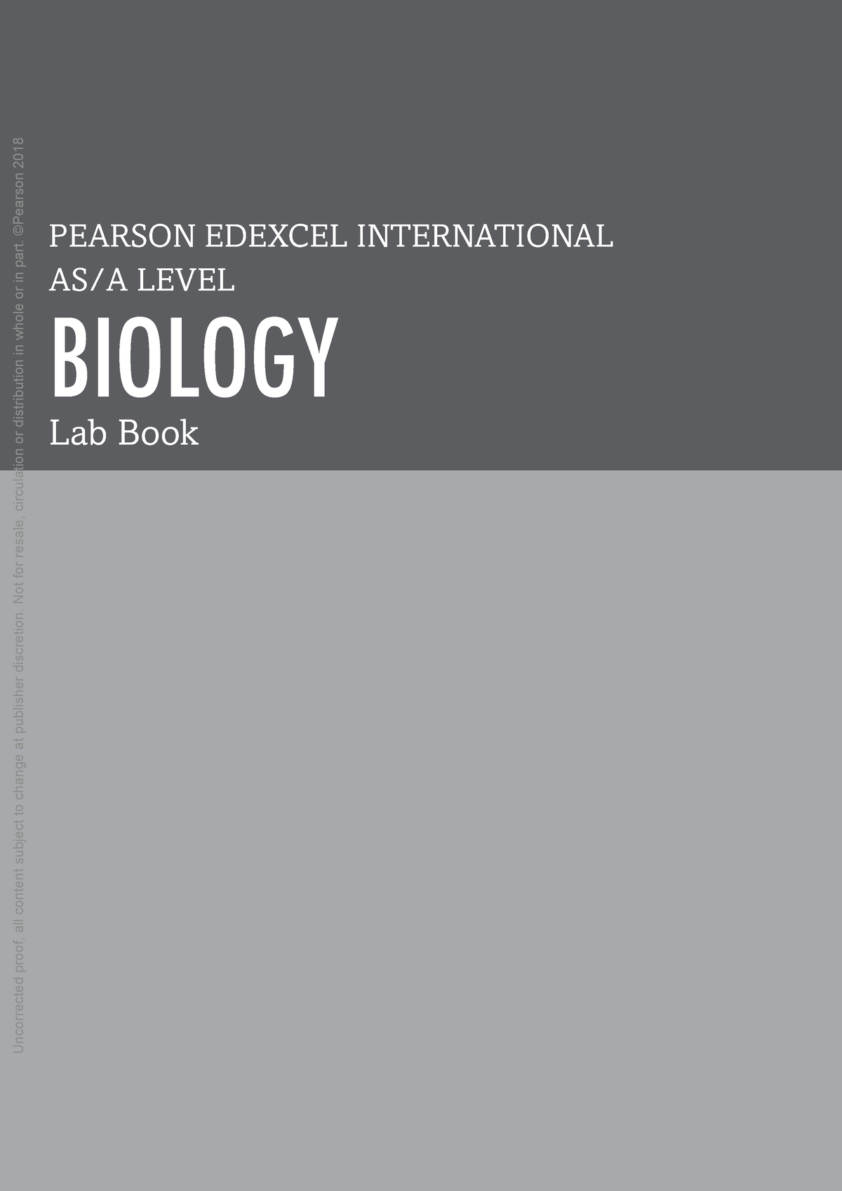 Edexcel IAL Biology Lab Book Pdf 1 - PEARSON EDEXCEL INTERNATIONAL AS/A ...